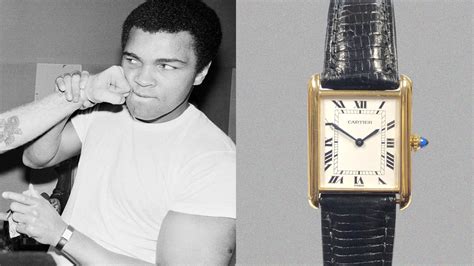 cartier tank muhammad ali|louis cartier tank.